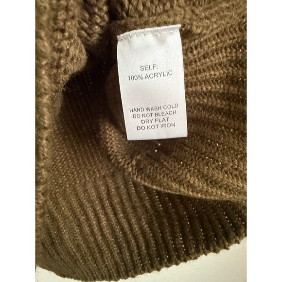 Fashion Nova Off Shoulder Sweater Dress Olive Green Size XL - Picture 7 of 8